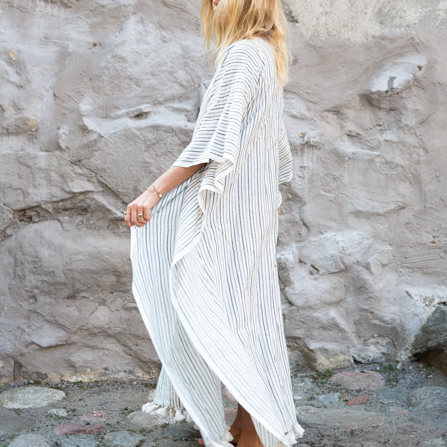 Eco-friendly Striped Palma Kaftan