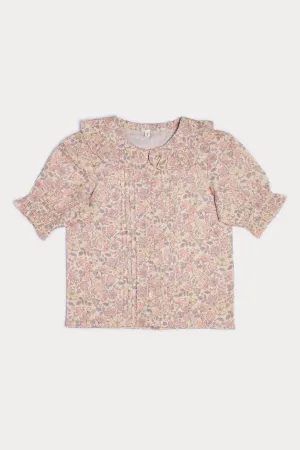 Ella Blouse - Pink Floral