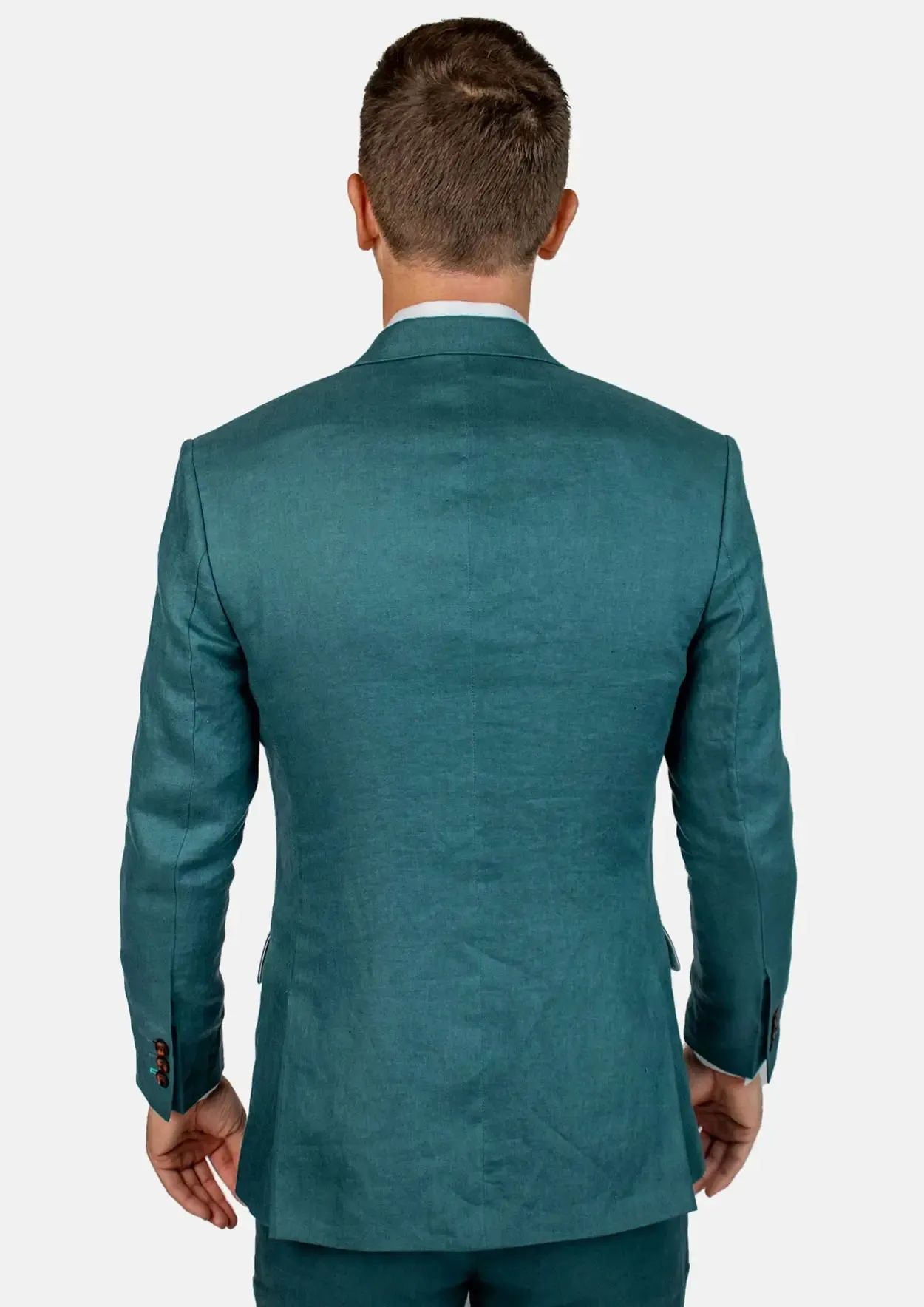 Ellis Deep Teal Linen Suit
