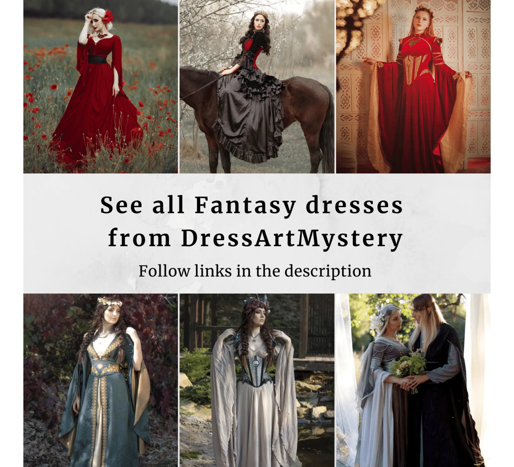 Elvish fantasy dress with midbust green corset