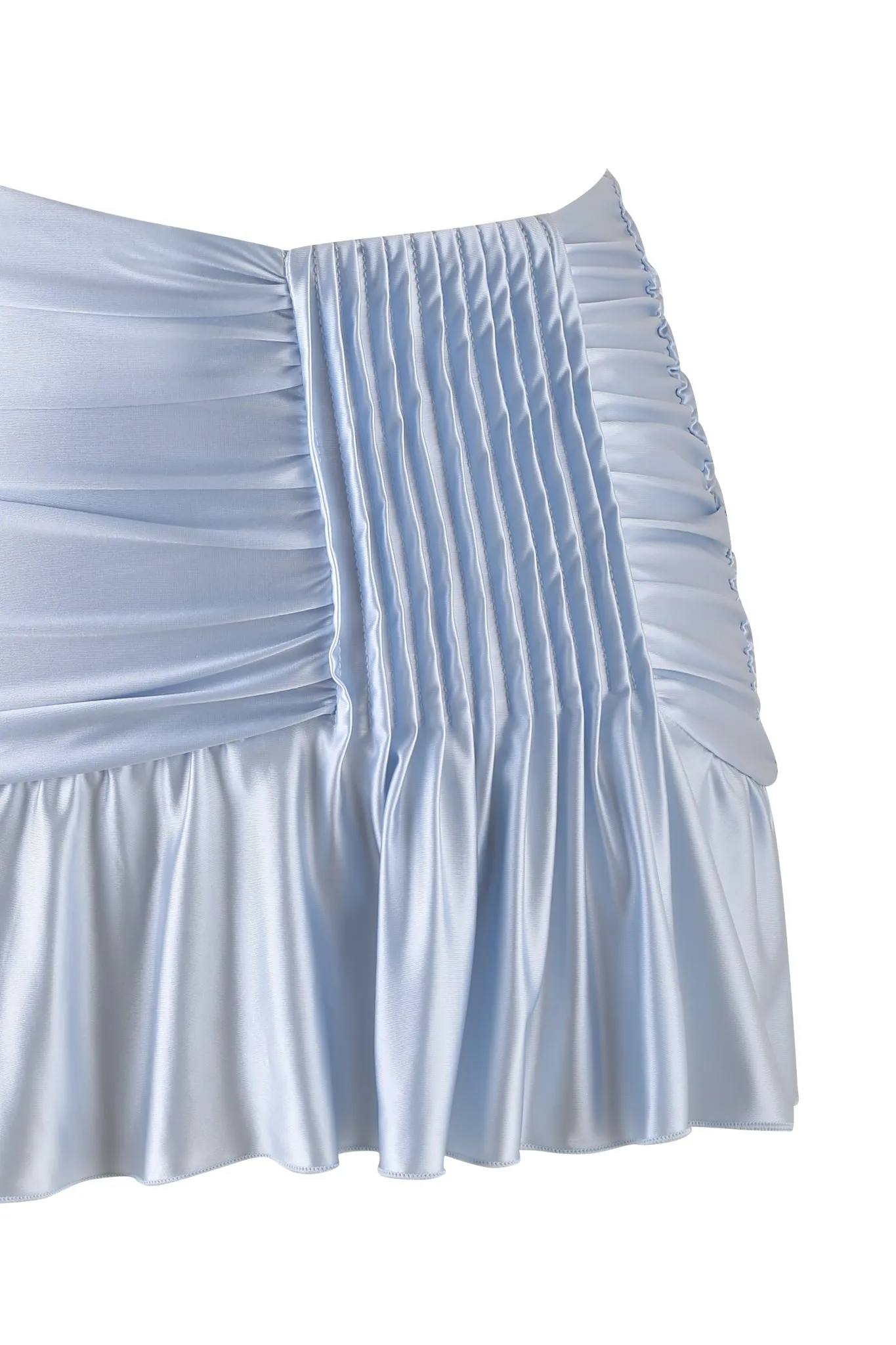 ELYSIA MINI SKIRT - BLUE : BABY BLUE