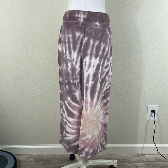 En Saison purple/pink tie dye maxi skirt size medium
