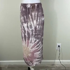 En Saison purple/pink tie dye maxi skirt size medium