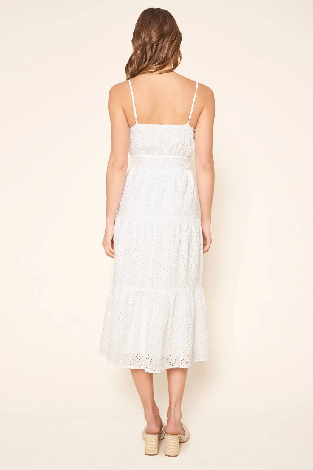 Eyelet You Know Midi Dress