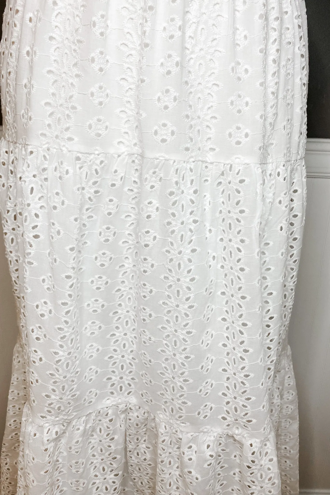Eyelet You Know Midi Dress