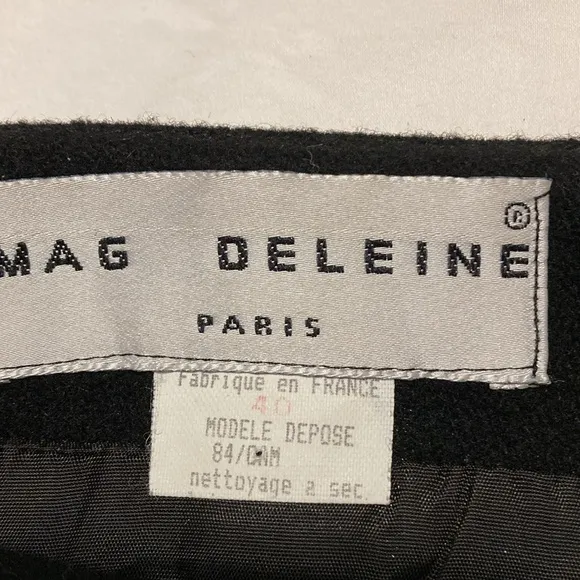 Fabulous Mag Deline cashmere &amp; wool fringe pencil skirt – French