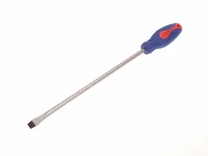 Faithfull Soft Grip Screwdriver Flared Slotted Tip 10.0 X 300Mm