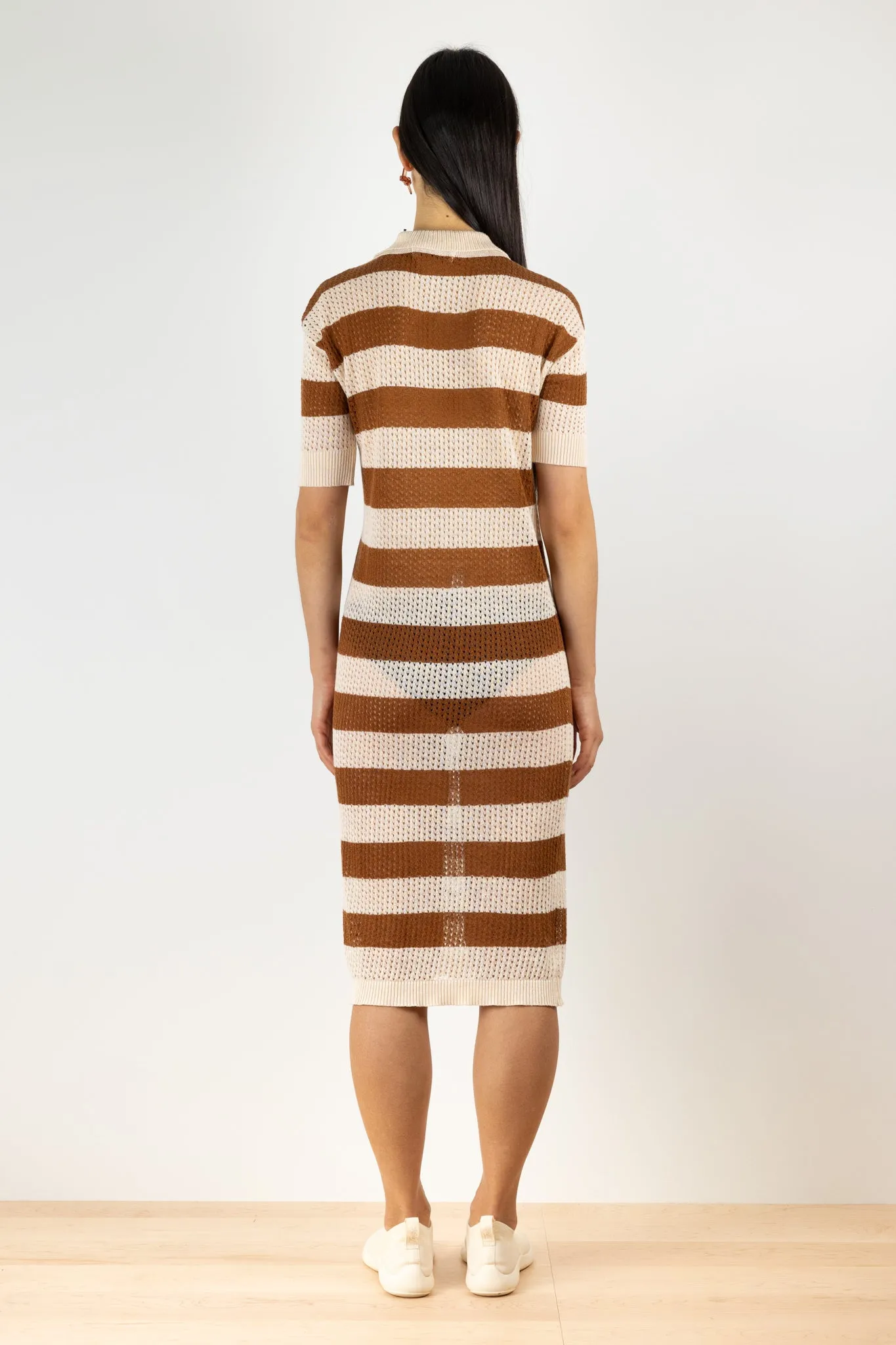Flax Polo Dress