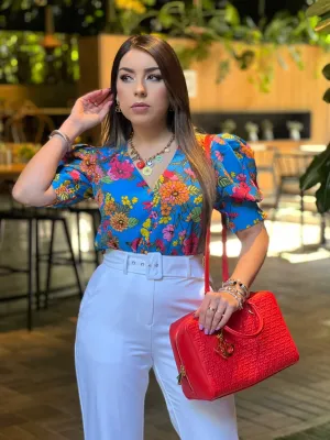 Floral Bloom Top