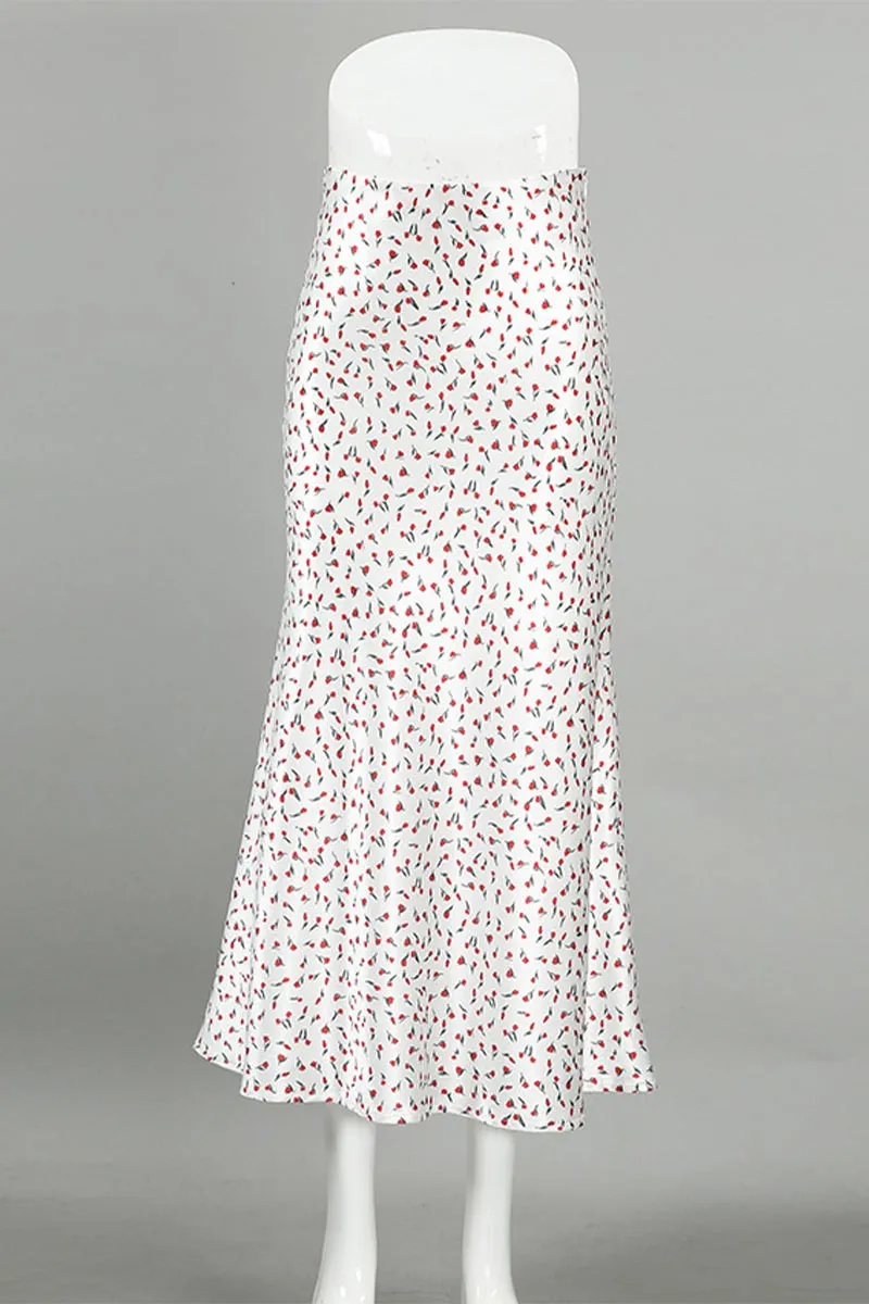 Floral Midi Skirt