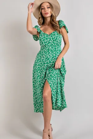 Floral Print Midi Dress