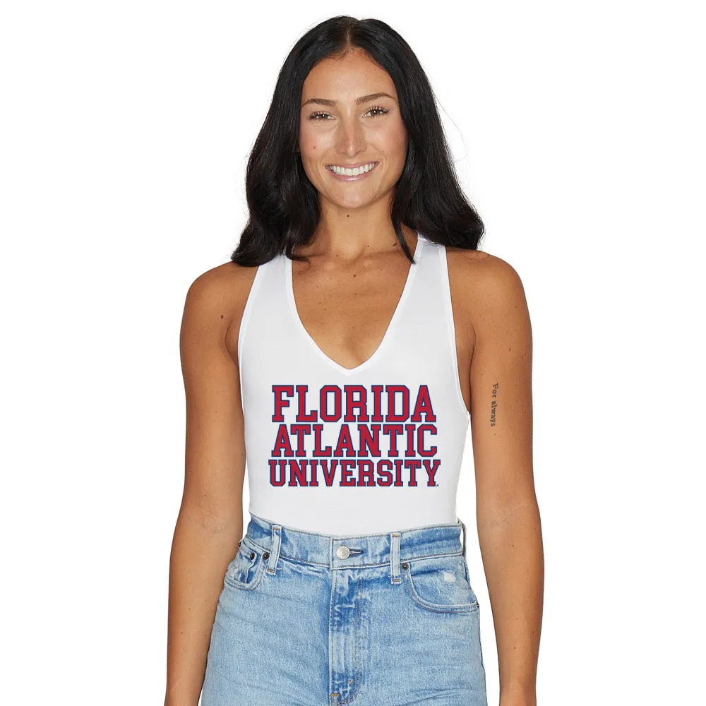 Florida Atlantic Owls White Bodysuit
