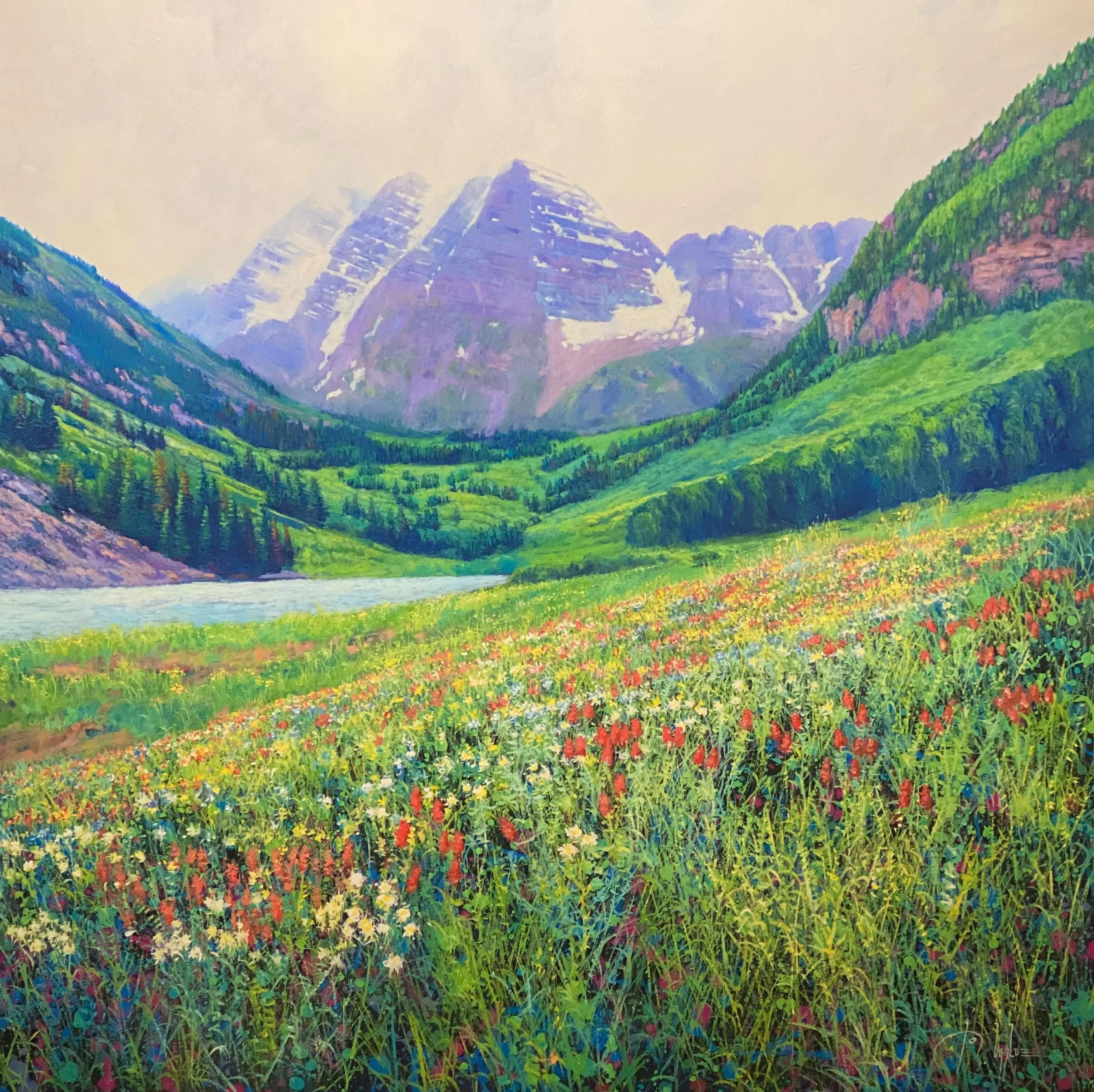 Foggy Summer at Maroon Bells