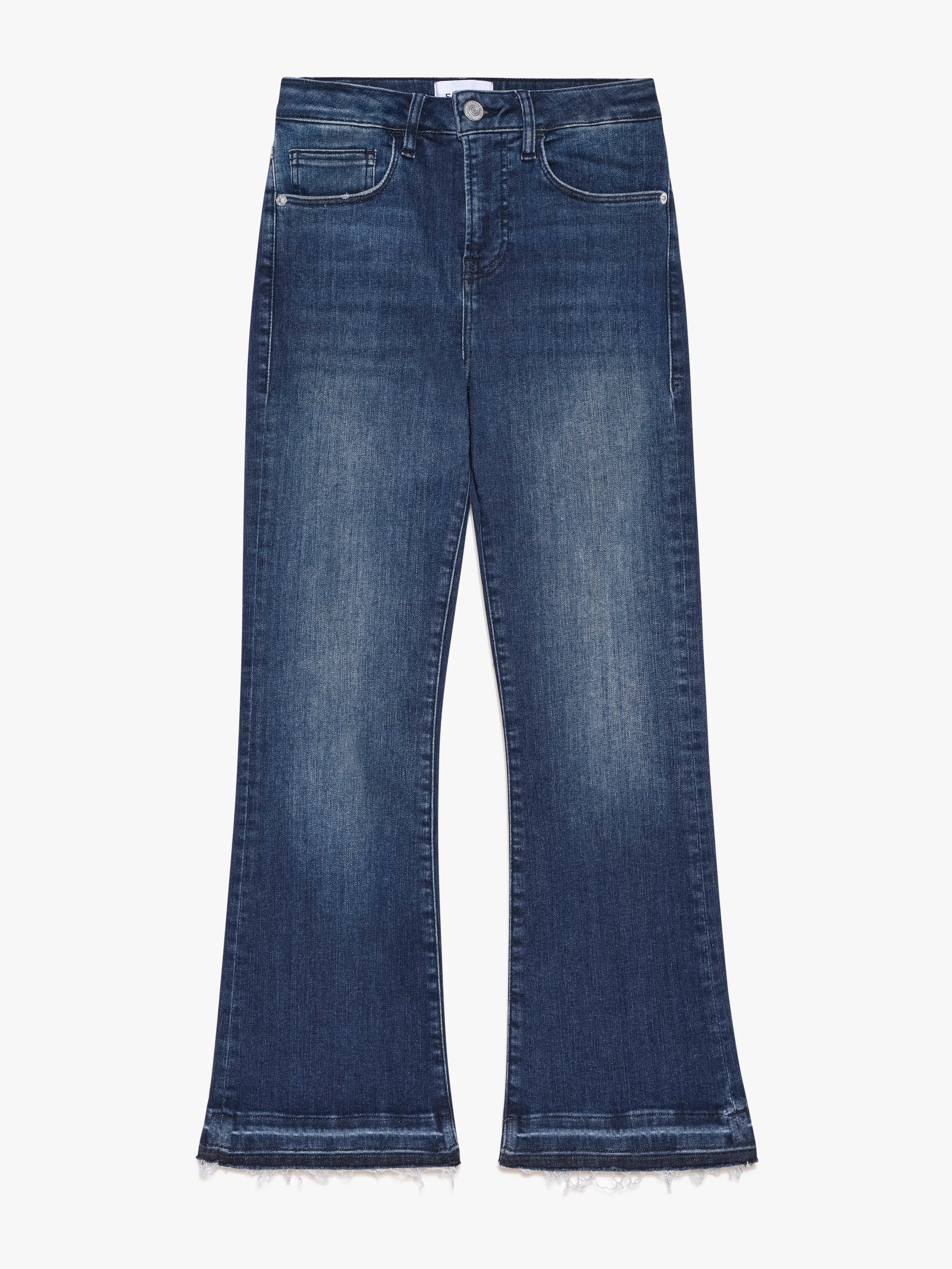 FRAME Le Crop Mini Boot Released Fray