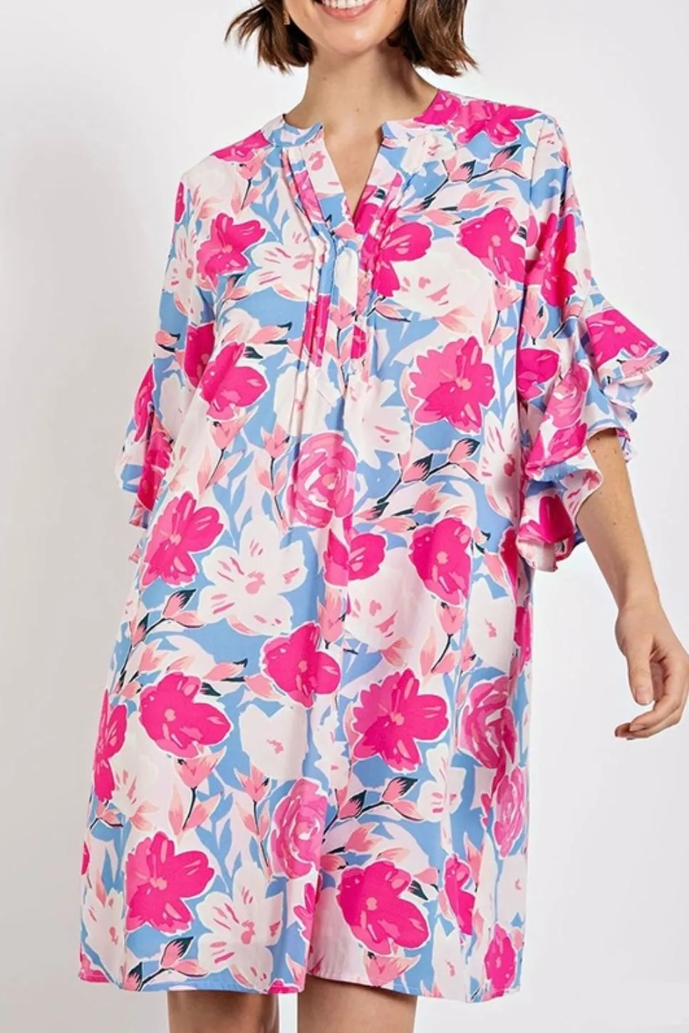 Francine Pink Summer Dress