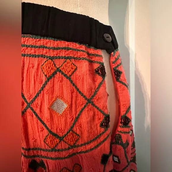 Free People | Delhi Dreams | maxi | boho | pockets | elastic waist | XS | skirt