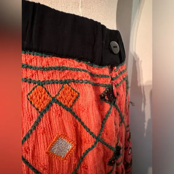 Free People | Delhi Dreams | maxi | boho | pockets | elastic waist | XS | skirt