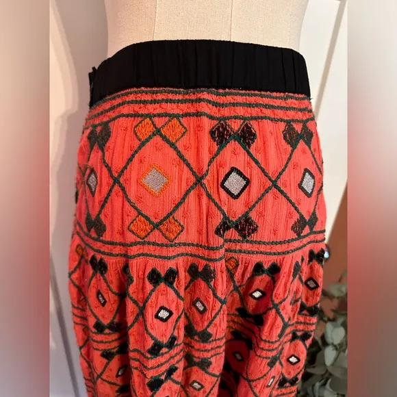Free People | Delhi Dreams | maxi | boho | pockets | elastic waist | XS | skirt
