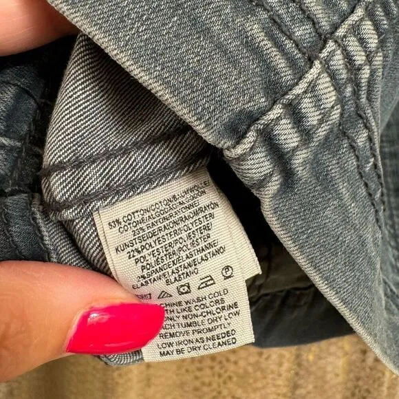 Free People Modern Femme Westminster Blue Denim Mini Skirt Size12 NWT