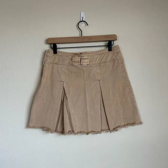 Free People Pleated Mini Skirt