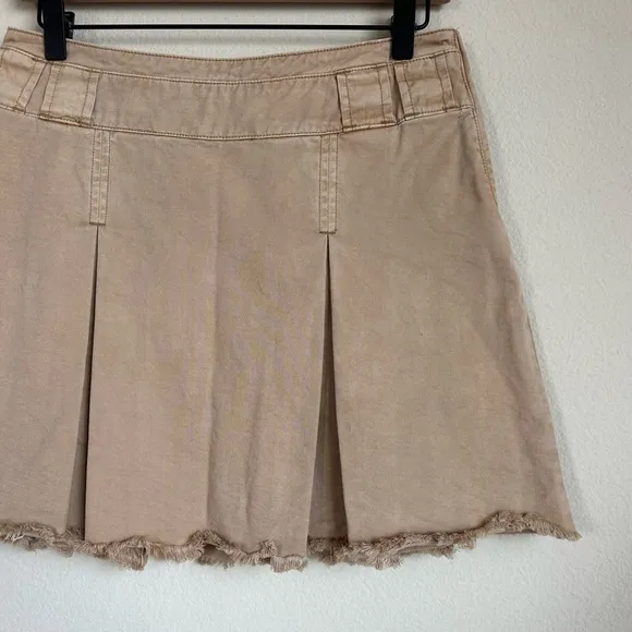 Free People Pleated Mini Skirt