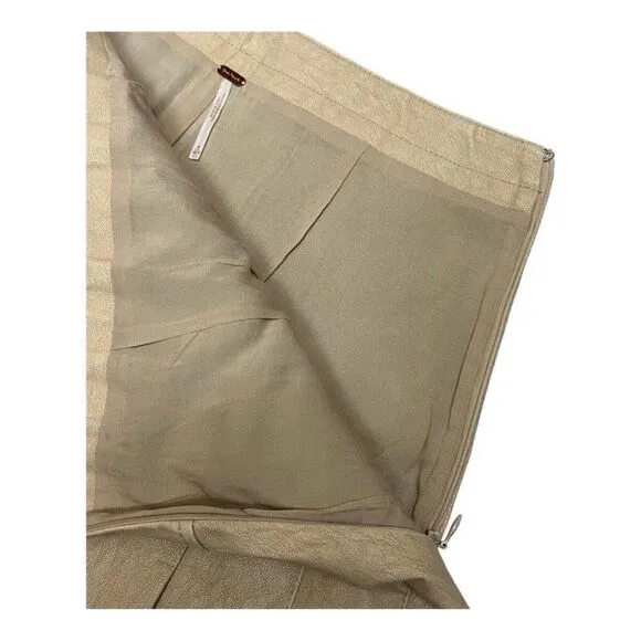 Free People Women’s 6 Mini Skirt Vegan Leather Light Academia School Girl Preppy