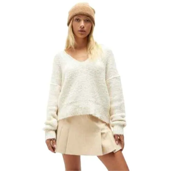 Free People Women’s 6 Mini Skirt Vegan Leather Light Academia School Girl Preppy