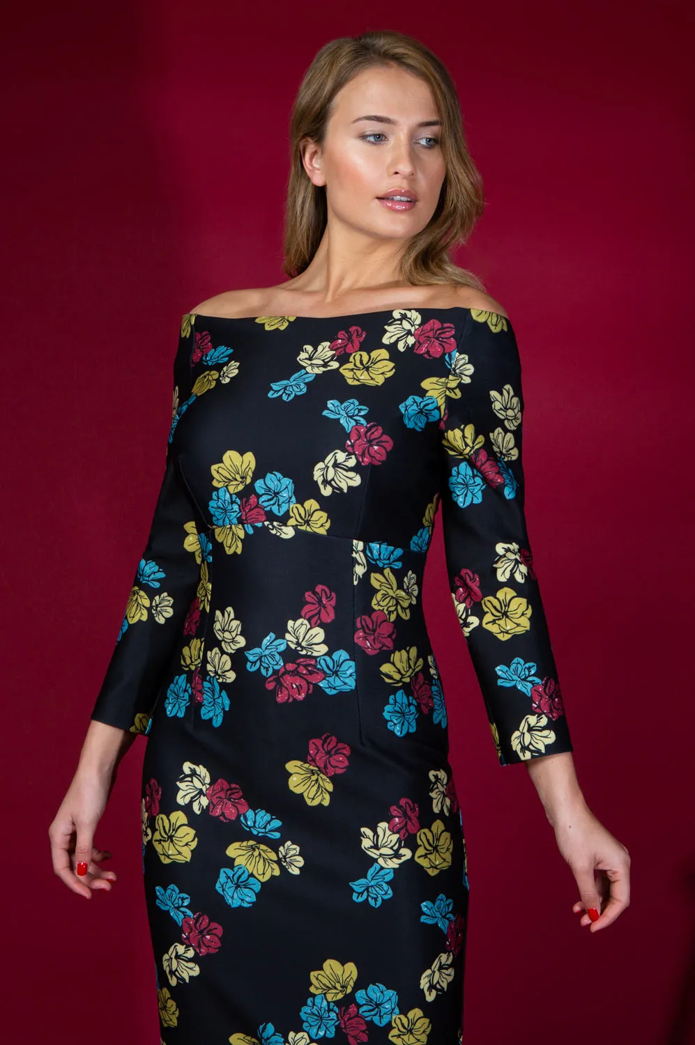 Garland Pencil Dress