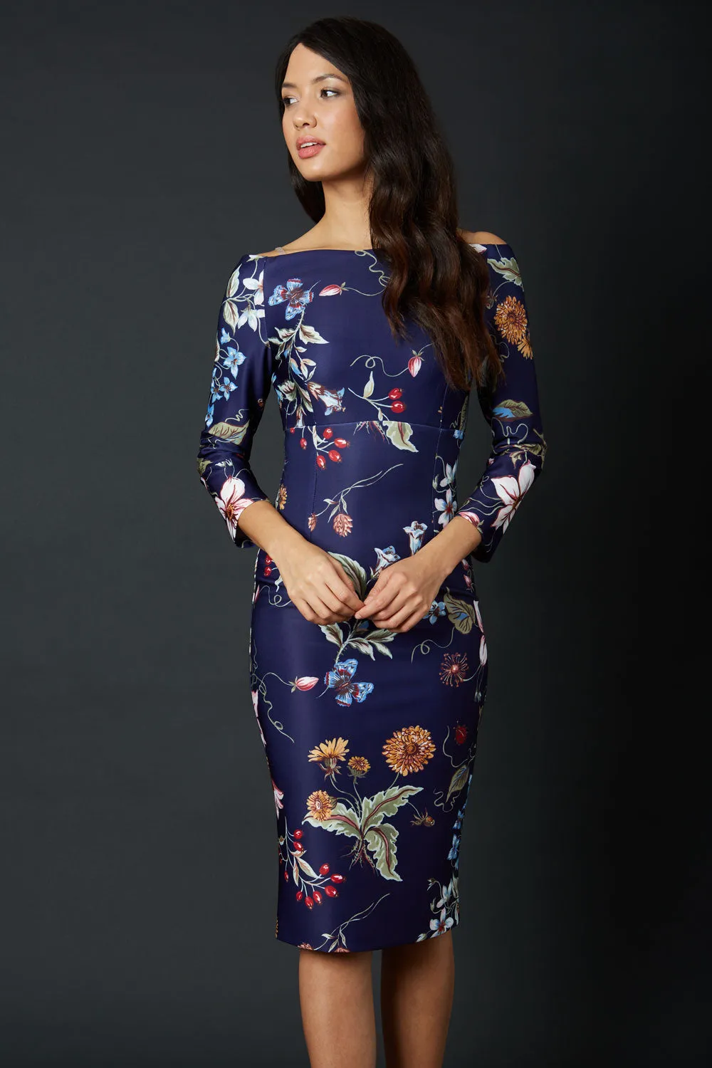 Garland Pencil Dress