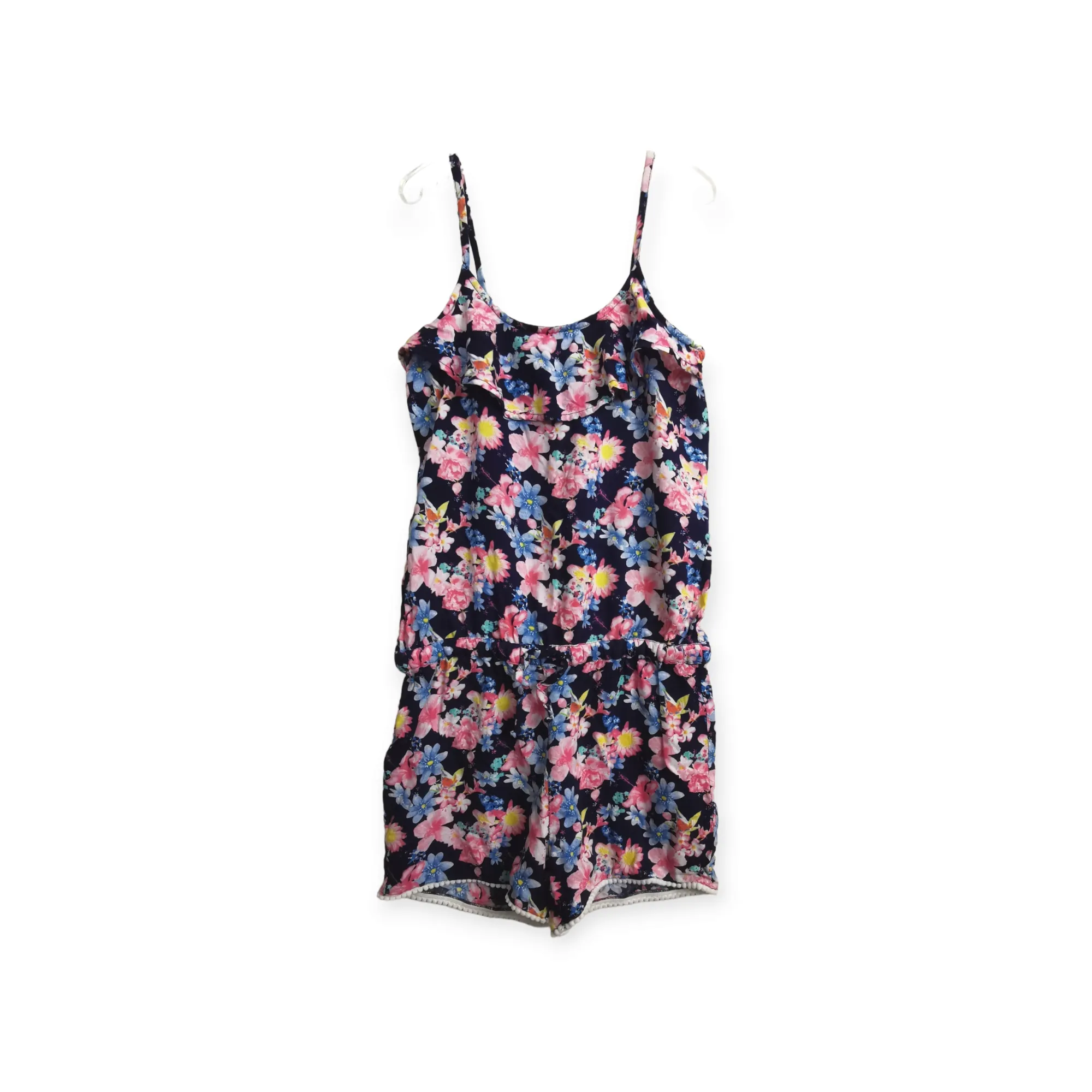 GIRL SIZE XL (13/14 YEARS) - MANGUUN Teens, Floral Romper EUC B37
