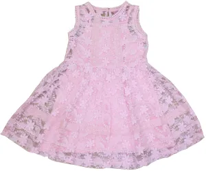 Girls Broidery Anglais - Pink (2-8yrs) (PK8) 71JTC293