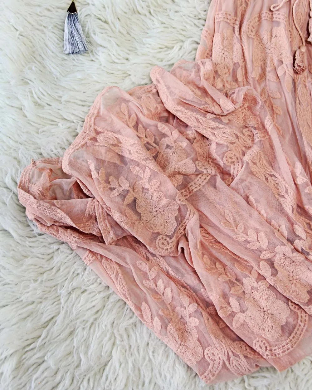 Gold Coast Lace Maxi in Rose