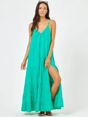 Goldie Coverup Dress In Jade