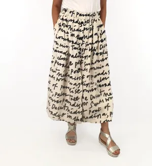 Gorman black unique print skirt size 10