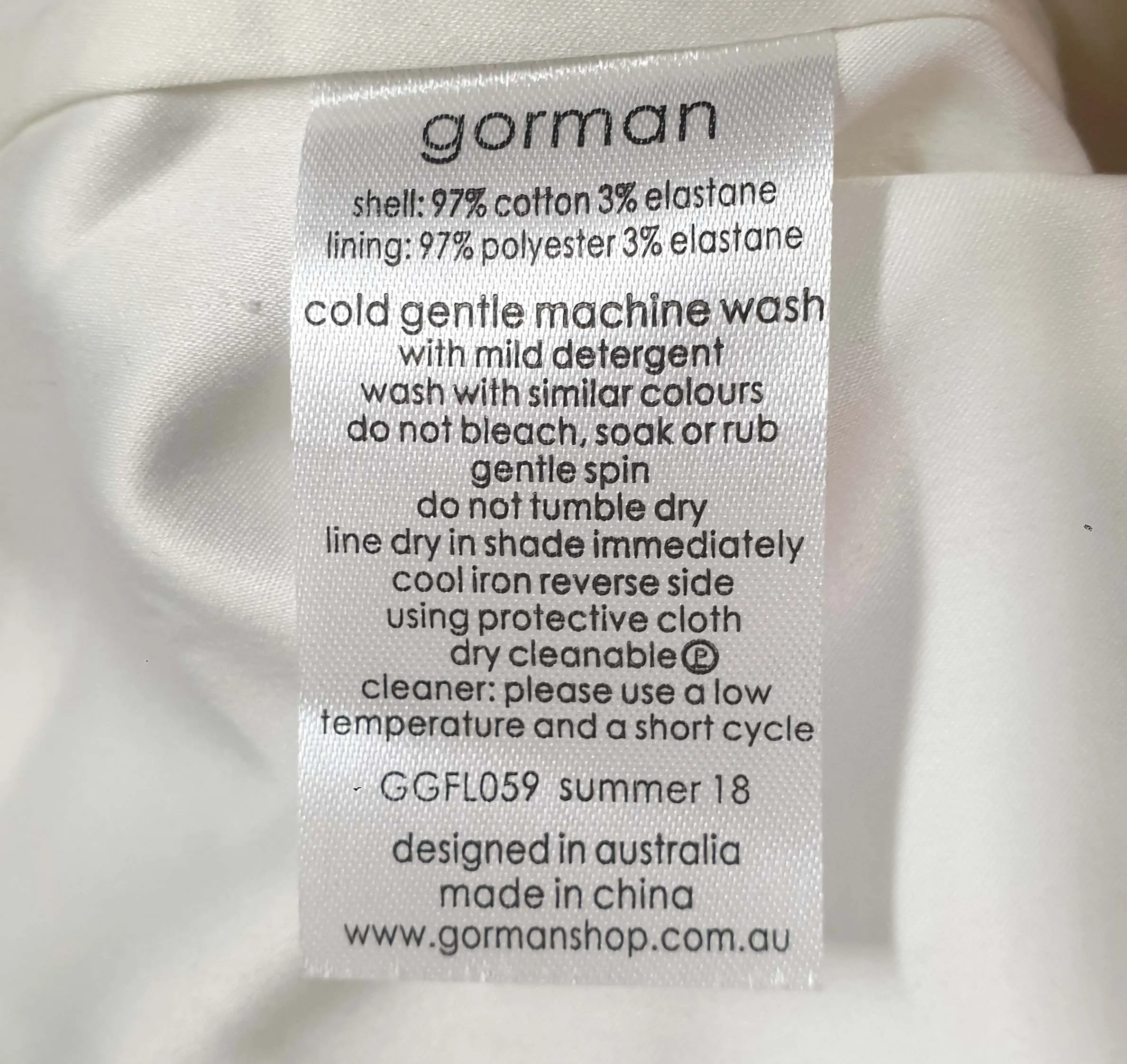 Gorman cat print mini skirt size 12