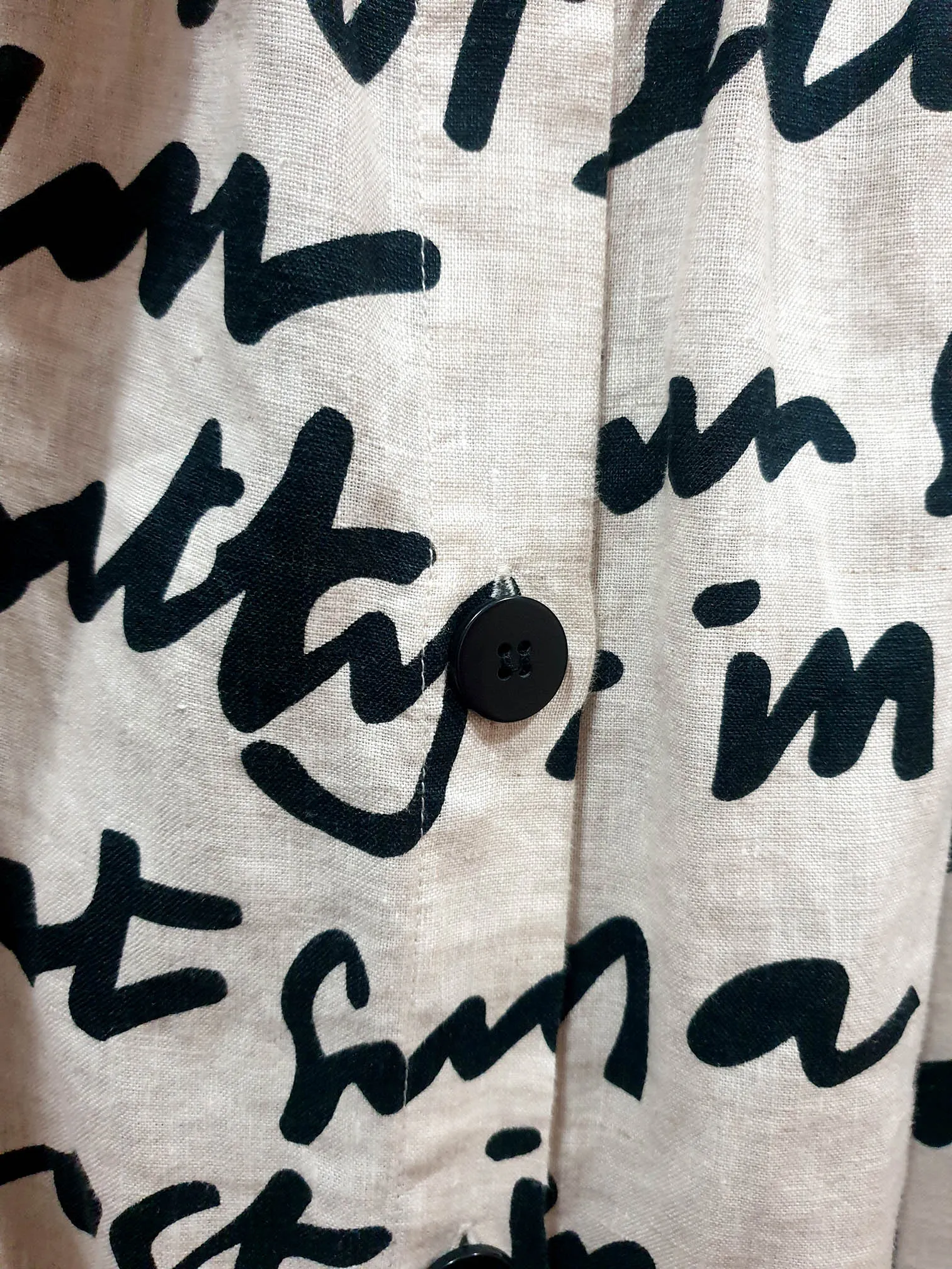 Gorman linen neutral print skirt size 16