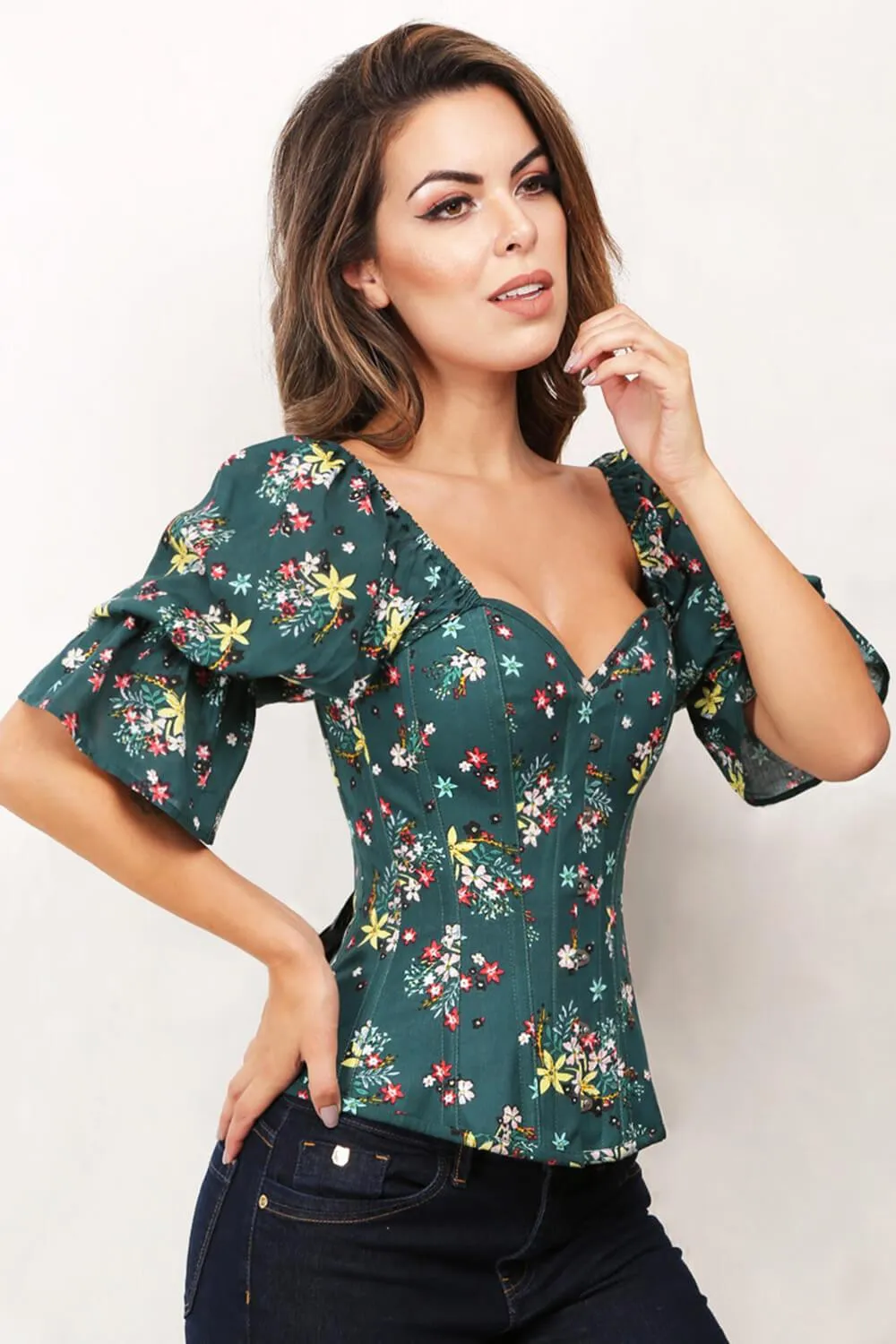 Grazia Floral Overbust Summer Corset
