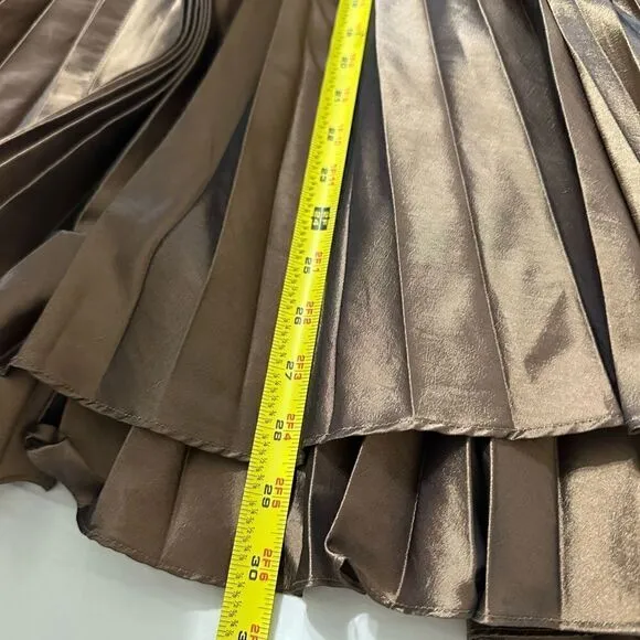 HALSTON HERITAGE Strapless Bronze  Cocktail Dress Dress SIZE 4