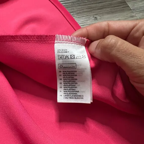 H&amp;M Miranda Kerr Vogue Pleated Pink Mini Skirt size 6