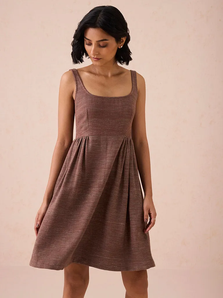 Hazel Sun Pleated Mini Dress
