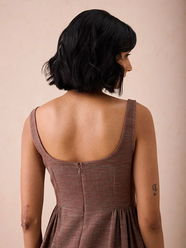Hazel Sun Pleated Mini Dress
