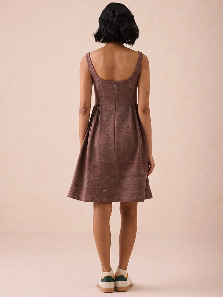 Hazel Sun Pleated Mini Dress