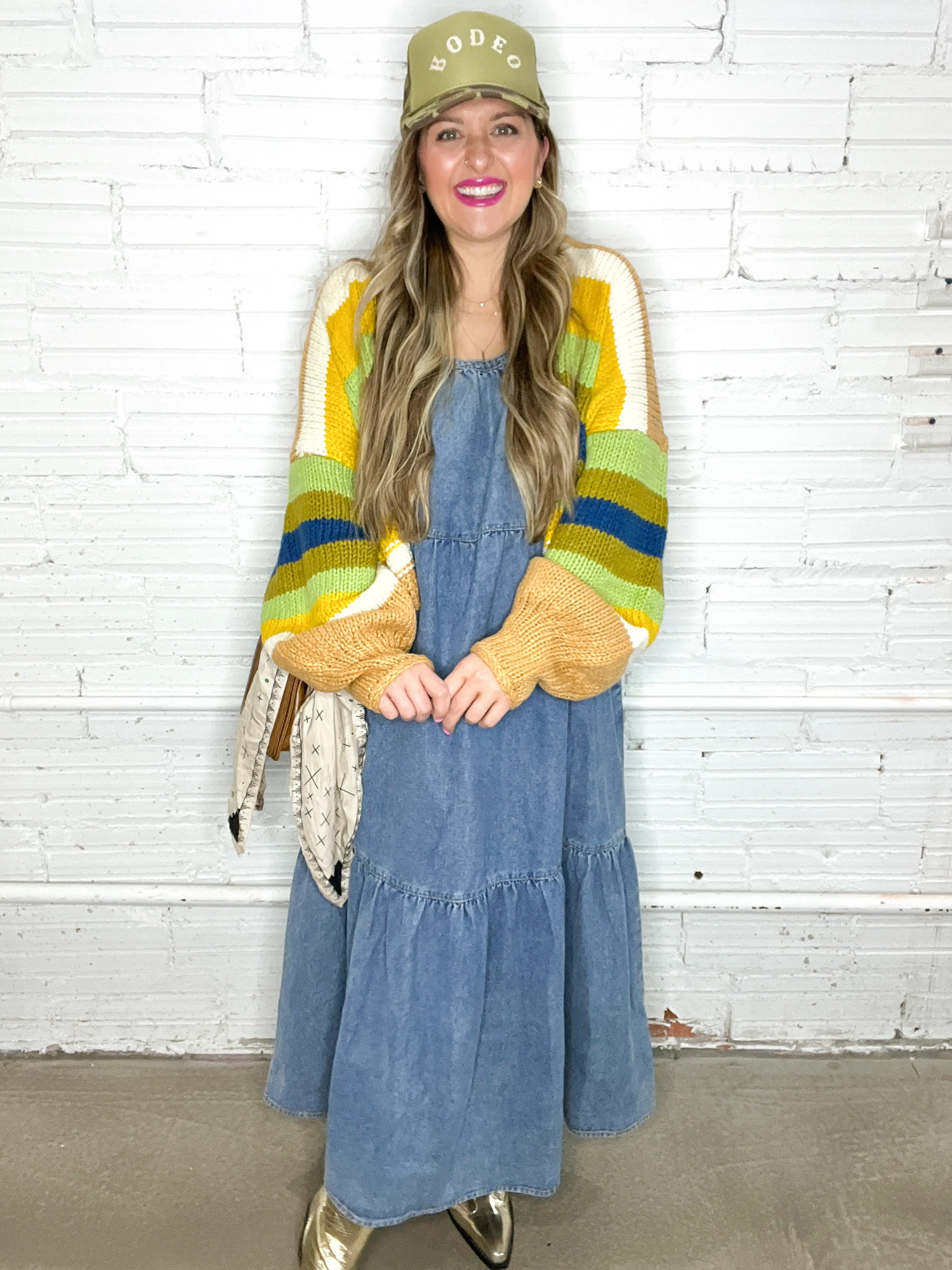 Hazie Denim Maxi Dress