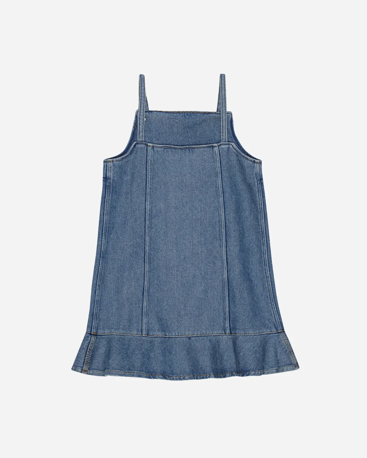 Heavy Denim Mini Dress - Tint Wash