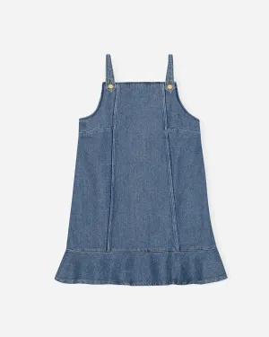 Heavy Denim Mini Dress - Tint Wash