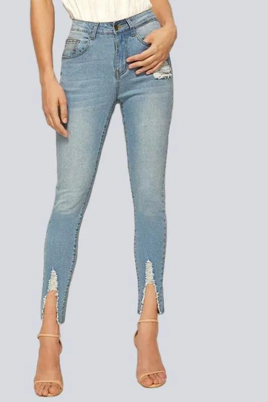 High Waist  Stretch Pencil Pants