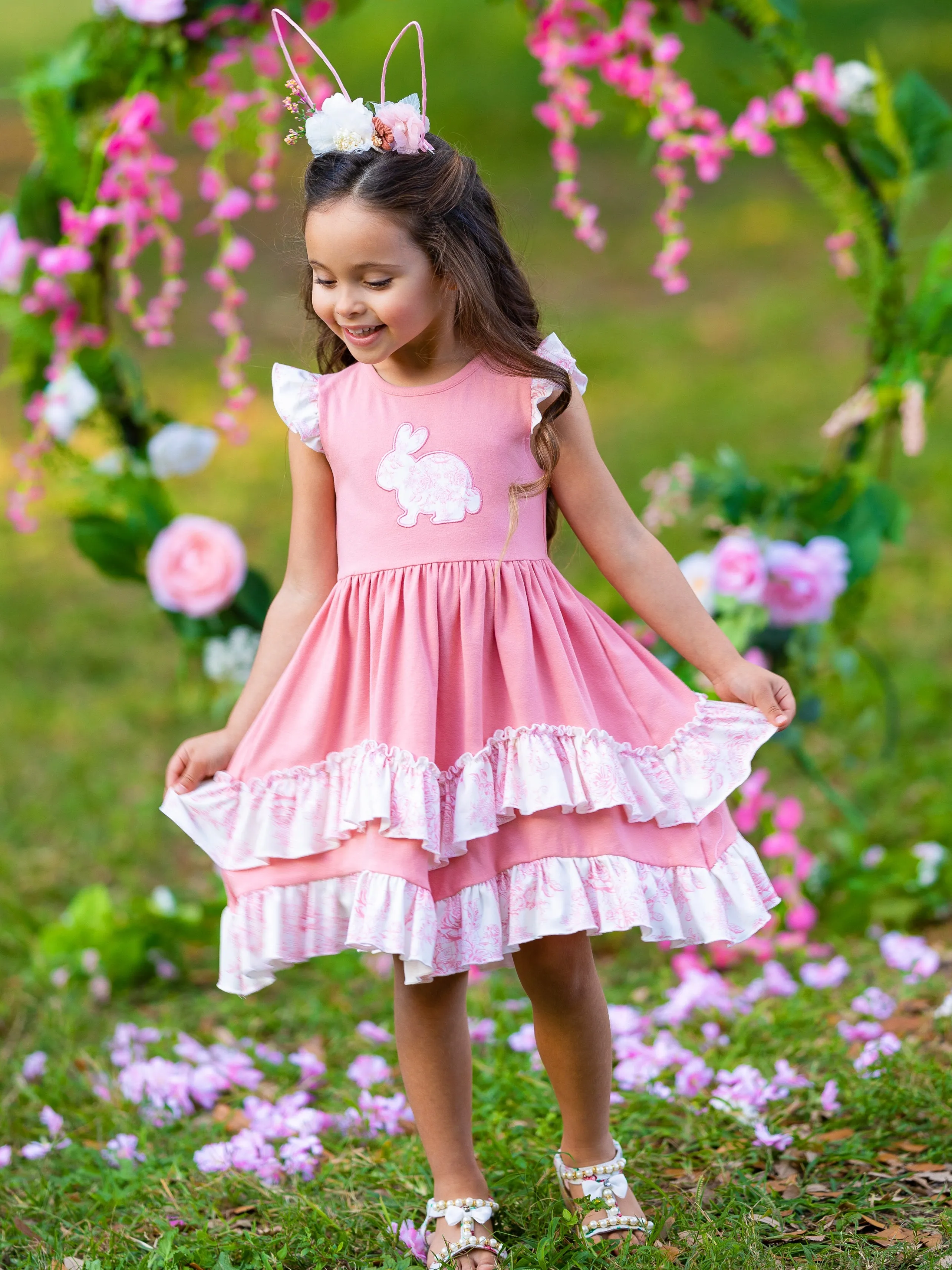 Hop Around Tiered Ruffle Dress