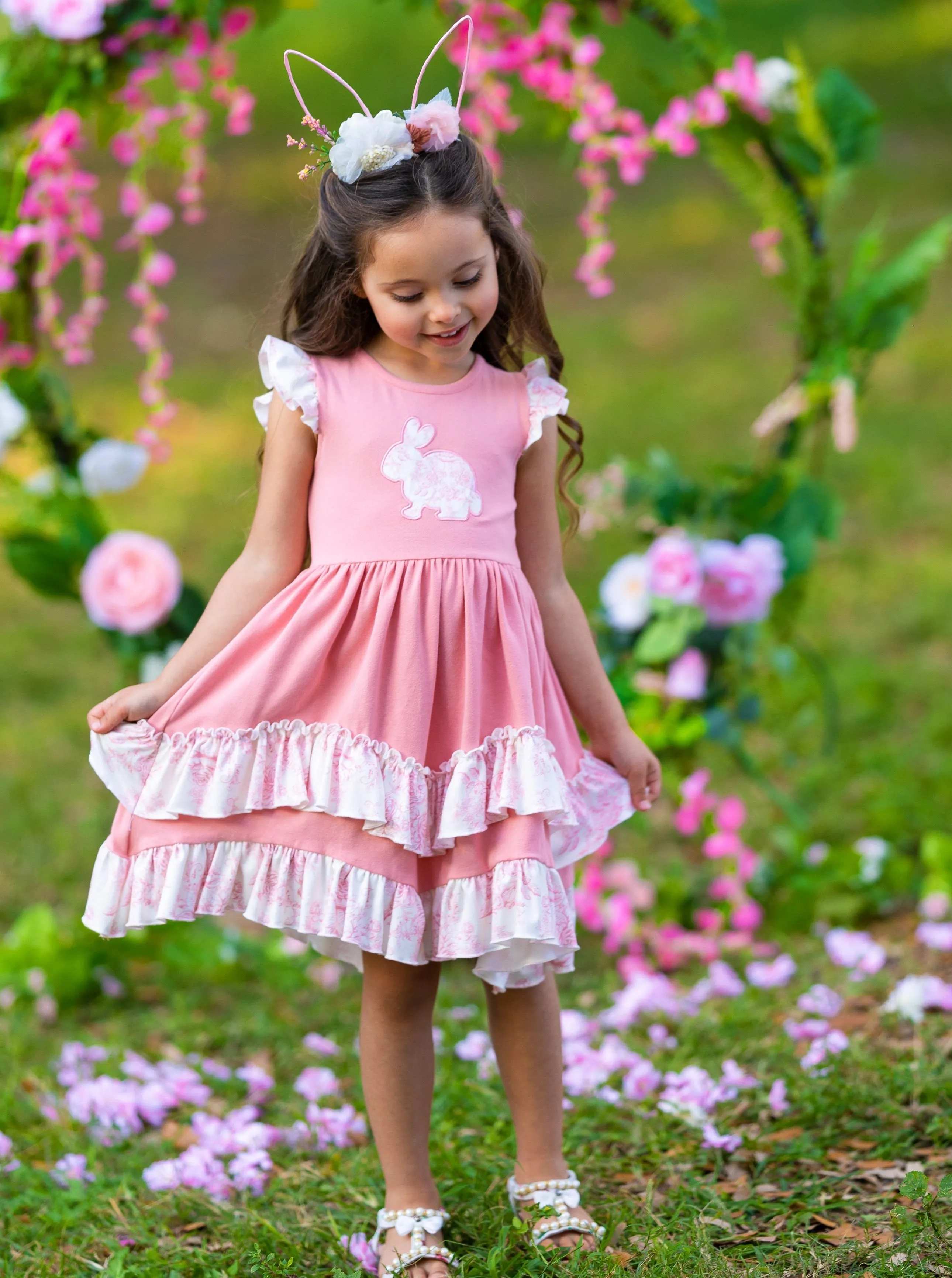 Hop Around Tiered Ruffle Dress
