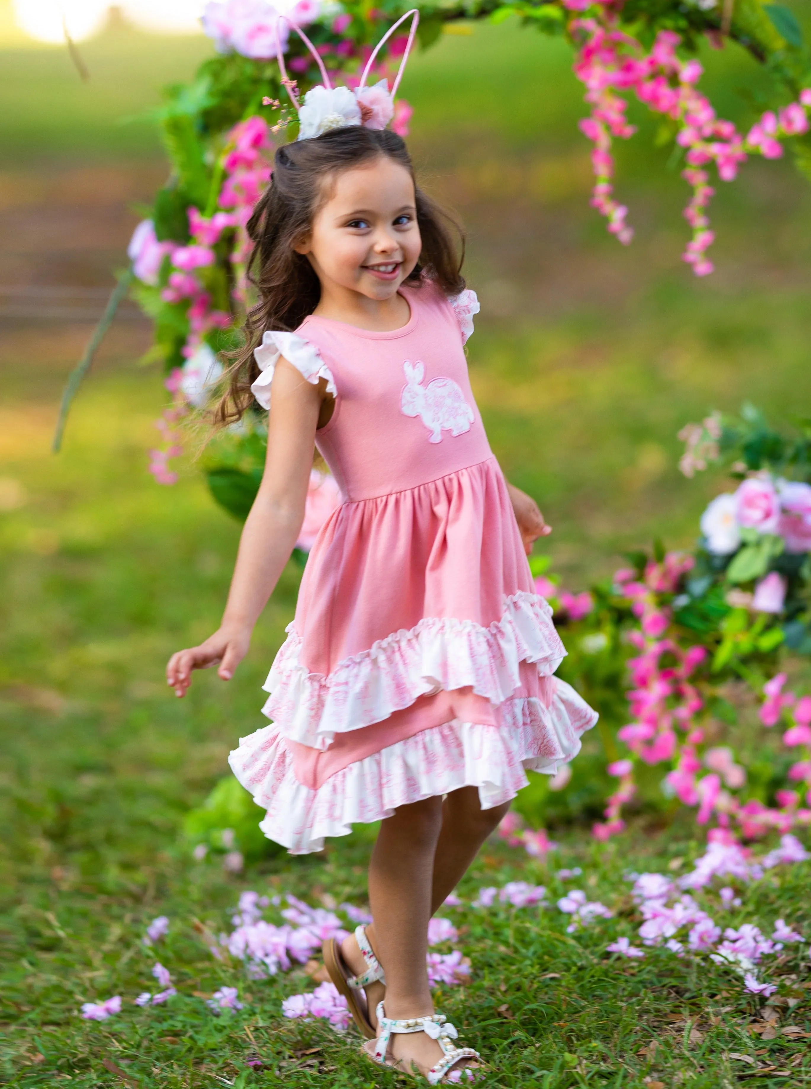 Hop Around Tiered Ruffle Dress