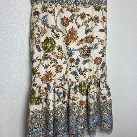 House of Harlow 1960  Maxi Skirt Linen Blend Size XL